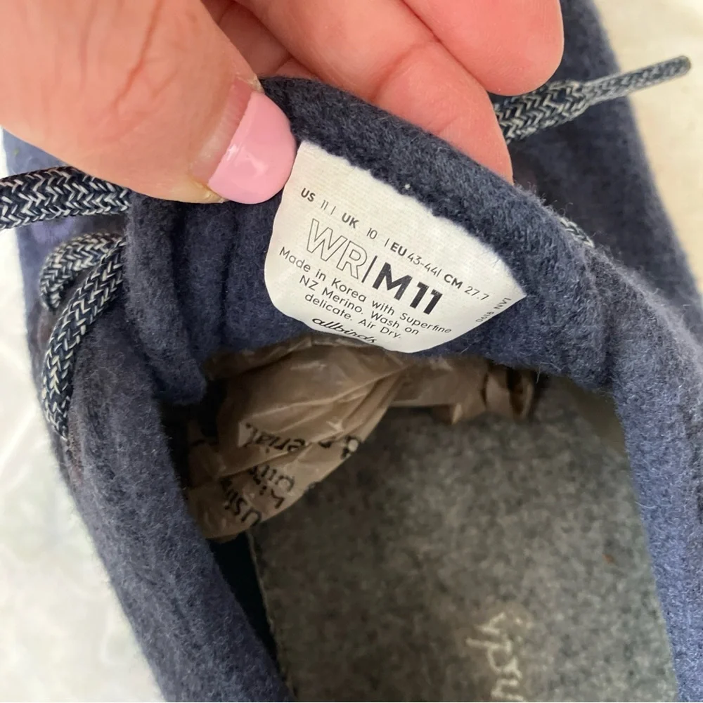 All Birds Merino Wool Navy Blue‎ Sneakers